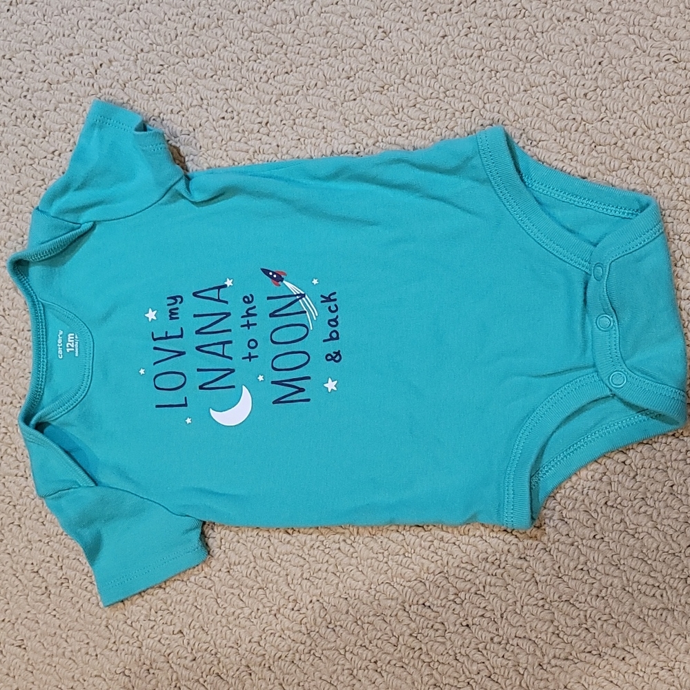 Carter's onesie, "Love my Nana to the moon and back", 12 months